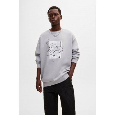 Men's Long sleeve Coloured Round Neck Sweatshirts FO22-H038